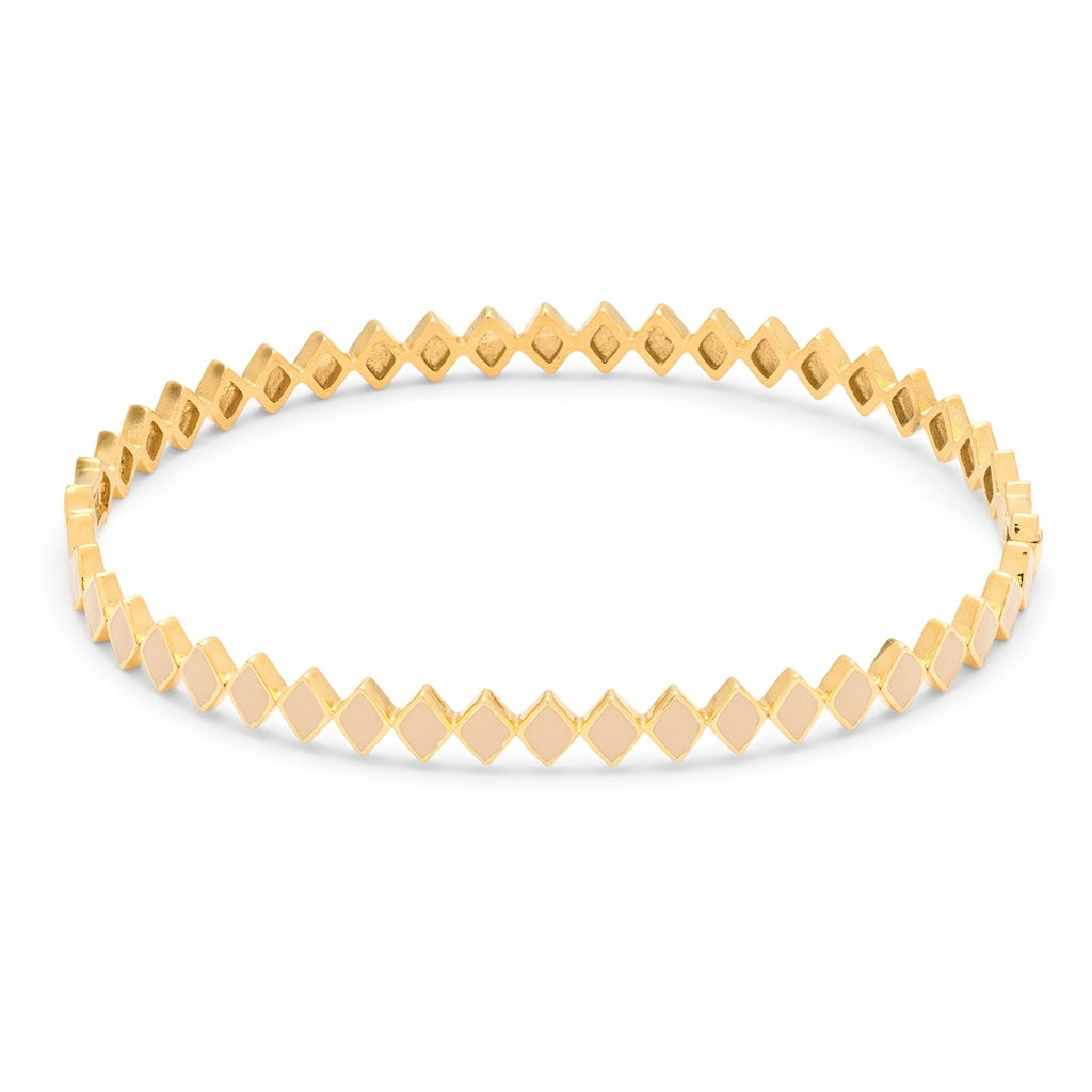 LULU Copenhagen Confetti Bangle - Forgyldt Bracelets Buttercream