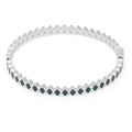 Confetti Bangle - Forsølvet - North Sea Green