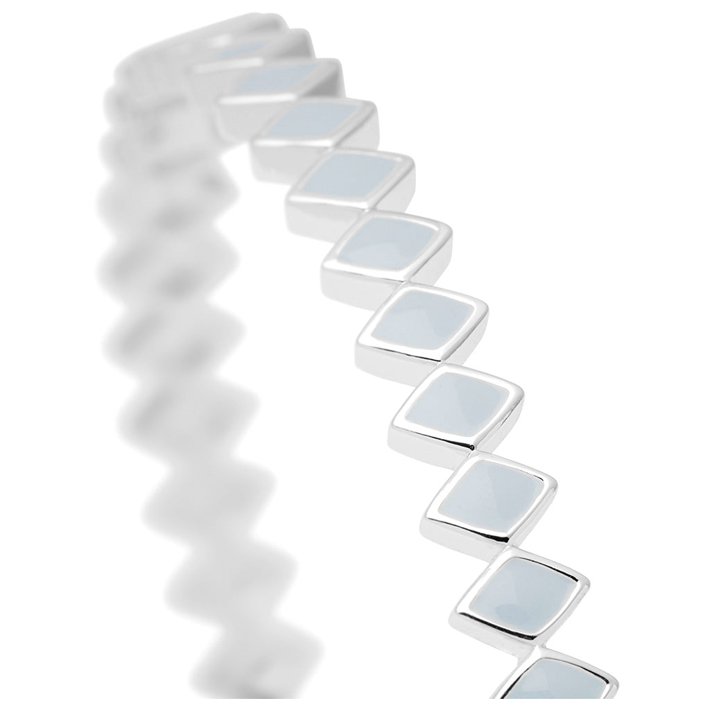 LULU Copenhagen Confetti Bangle - Forsølvet Bracelets Skyride Blue