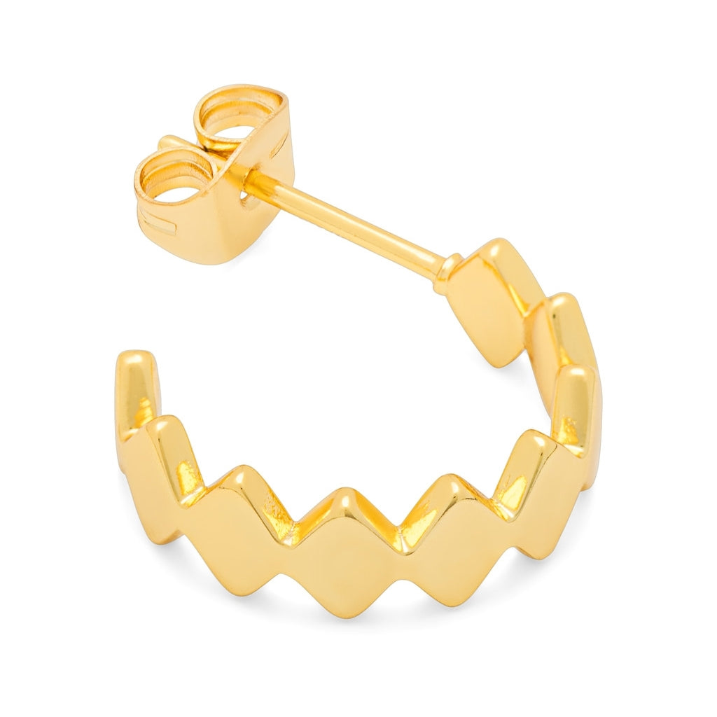 LULU Copenhagen Confetti Hoops Par forgyldt Hoops Forgyldt
