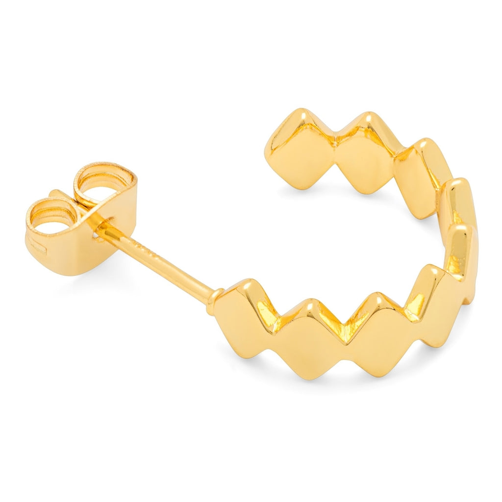 LULU Copenhagen Confetti Hoops 18K guldbelagt sølv Hoops Forgyldt