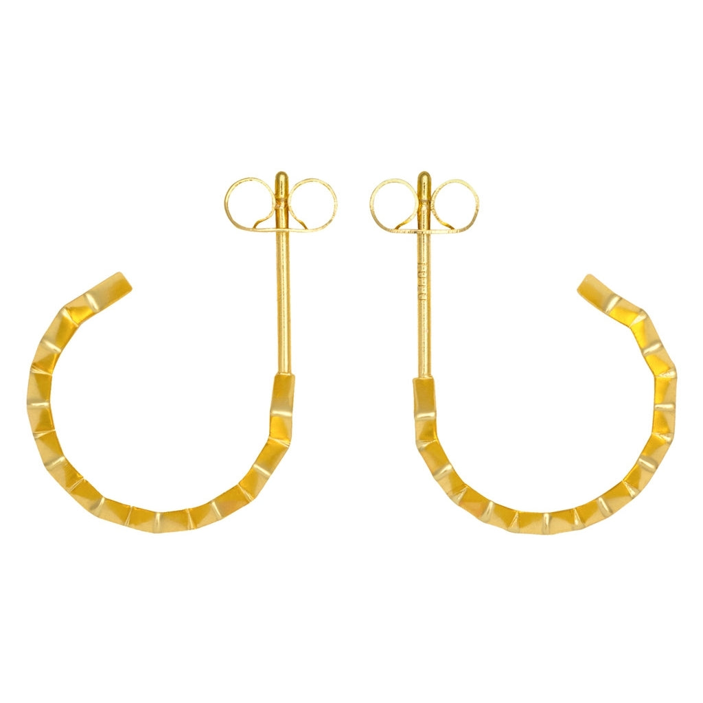 LULU Copenhagen Confetti Hoops Par forgyldt Hoops Lyserød