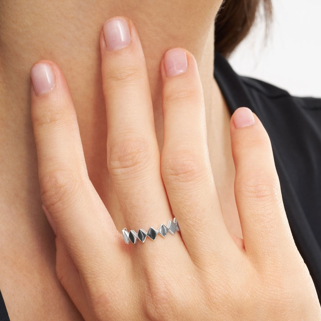 LULU Copenhagen Confetti Ring Sterling silver, 50% recycle. Rings Sølv