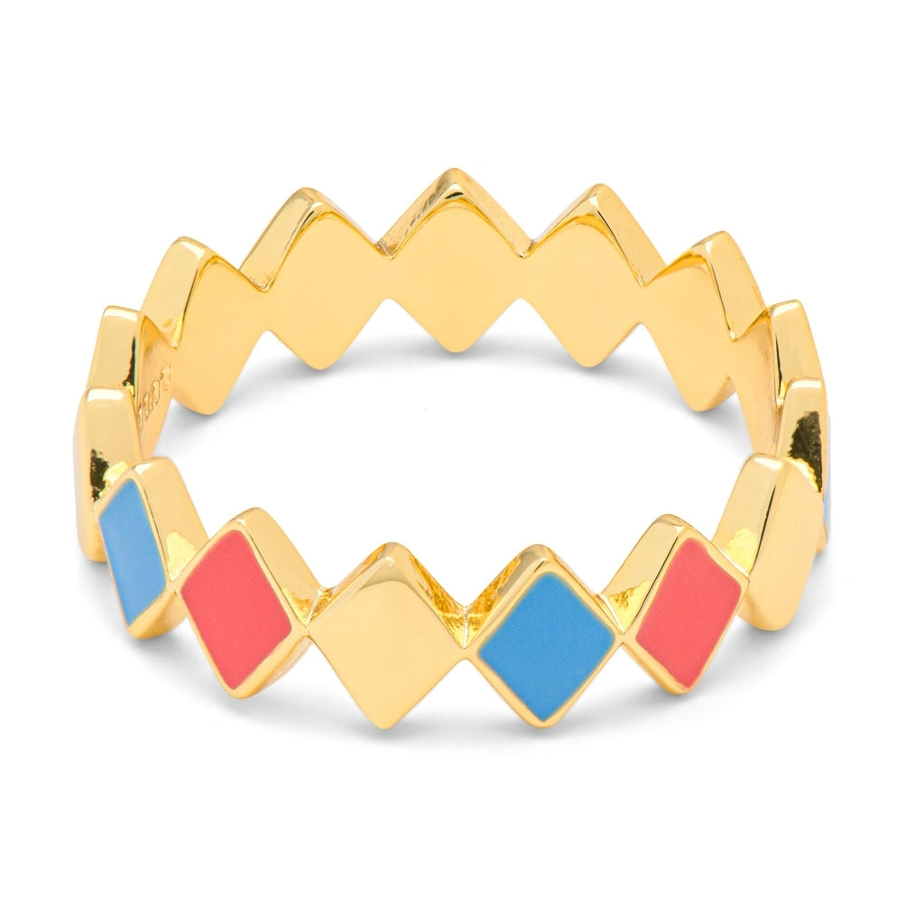 LULU Copenhagen Confetti Ring forgyldt Rings Gloaming