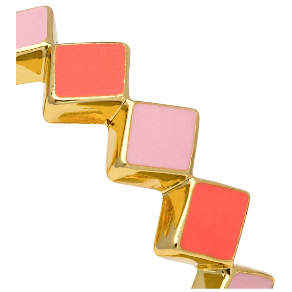 LULU Copenhagen Confetti Ring forgyldt Rings Pink