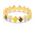Confetti Ring forgyldt - Poetry