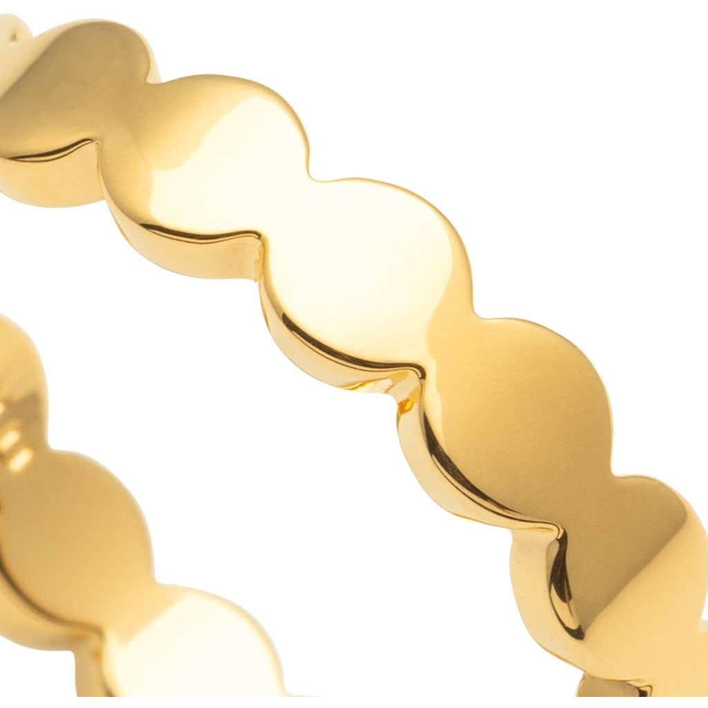 LULU Copenhagen Connected Circles Ring Rings Forgyldt
