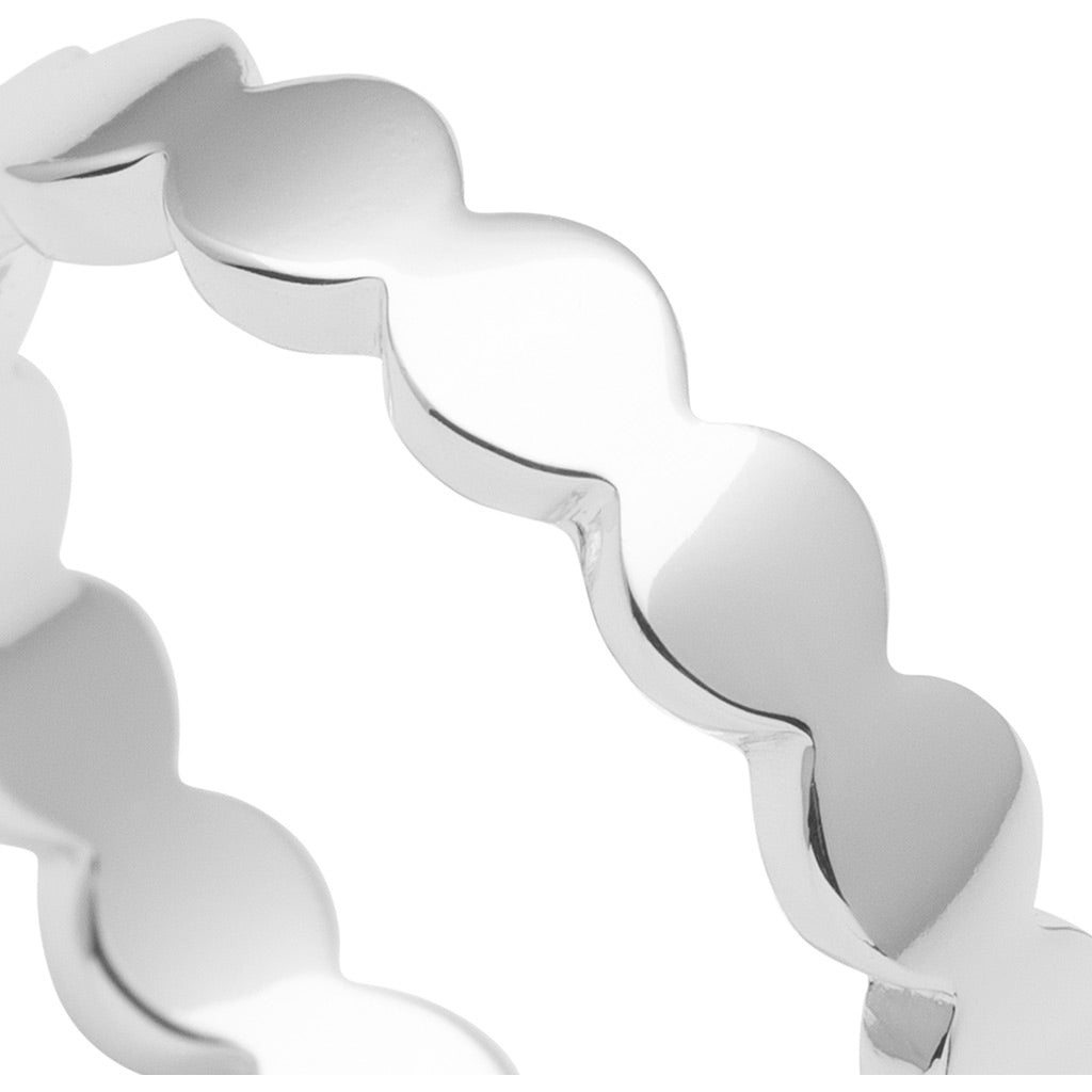 LULU Copenhagen Connected Circles Ring - Forsølvet Rings Sølv
