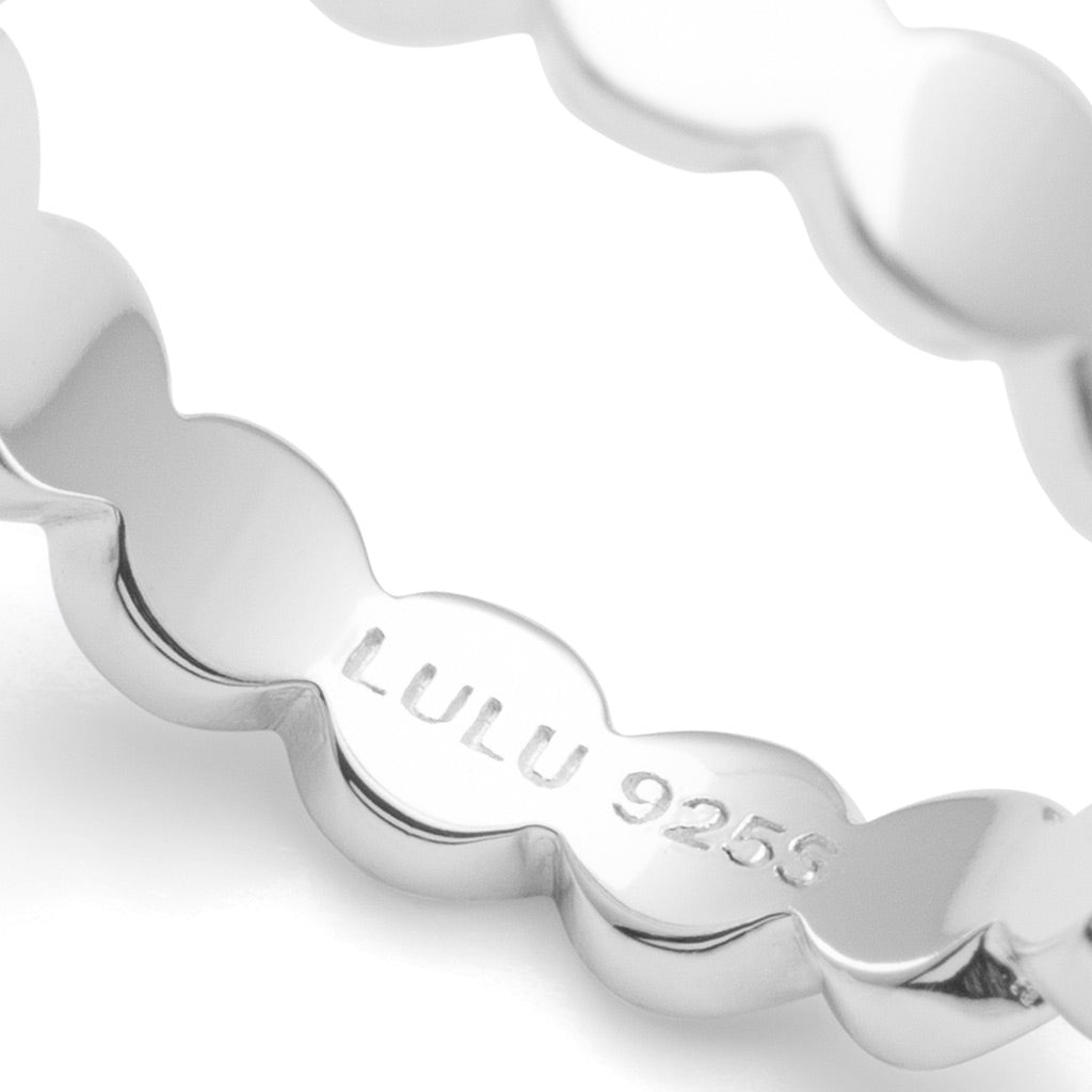 LULU Copenhagen Connected Circles Ring - Forsølvet Rings Sølv
