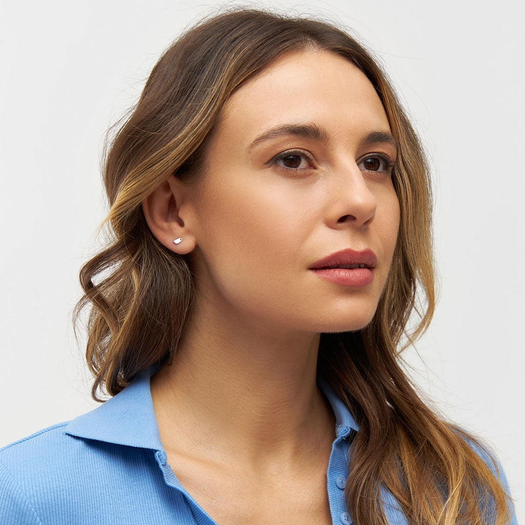 LULU Copenhagen Date ørering 1 stk Ear stud, 1 pcs Silver Plated