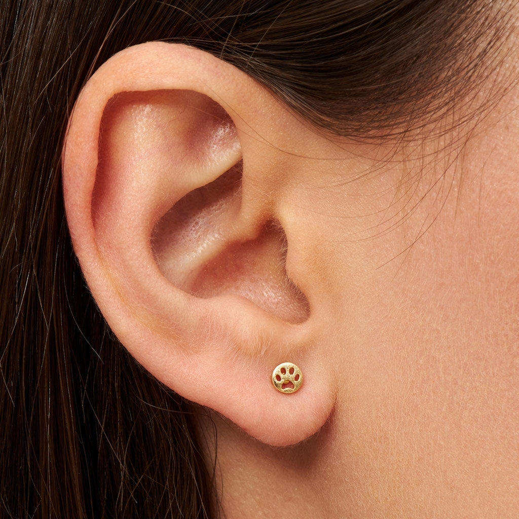 LULU Copenhagen Dog ørering 1 stk Ear stud, 1 pcs Forgyldt