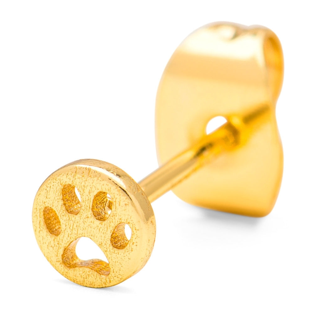 LULU Copenhagen Dog ørering 1 stk Ear stud, 1 pcs Forgyldt