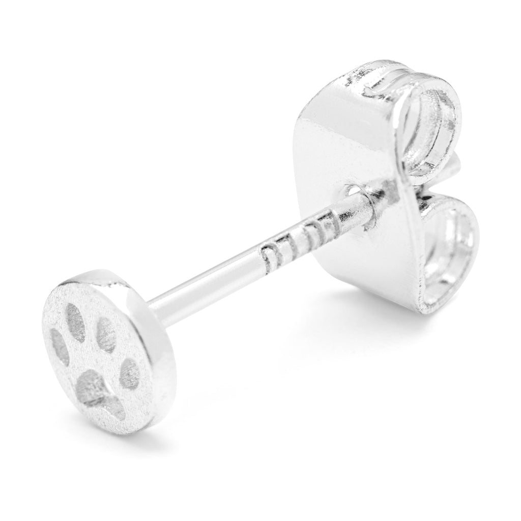 LULU Copenhagen Dog ørering 1 stk Ear stud, 1 pcs Silver Plated