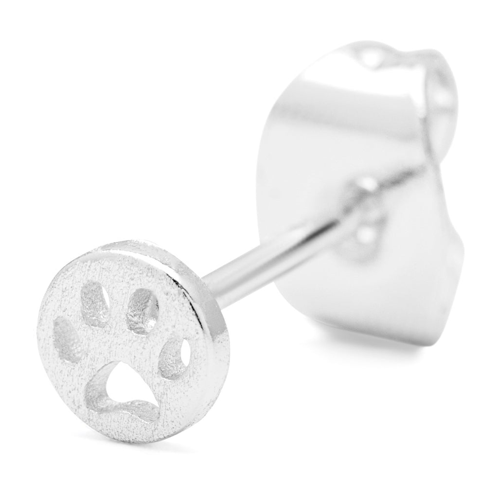 LULU Copenhagen Dog ørering 1 stk Ear stud, 1 pcs Silver Plated