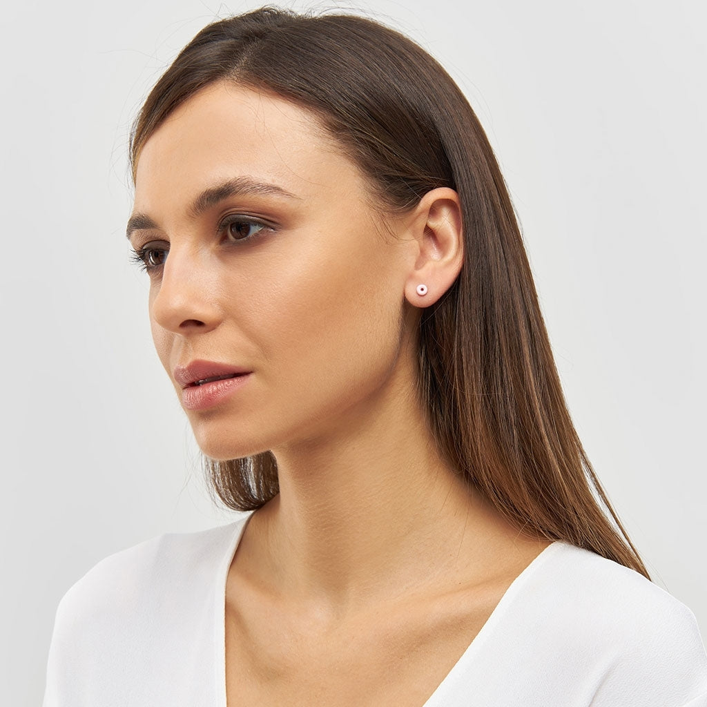 LULU Copenhagen Donut ørering 1 stk Ear stud, 1 pcs Lyserød