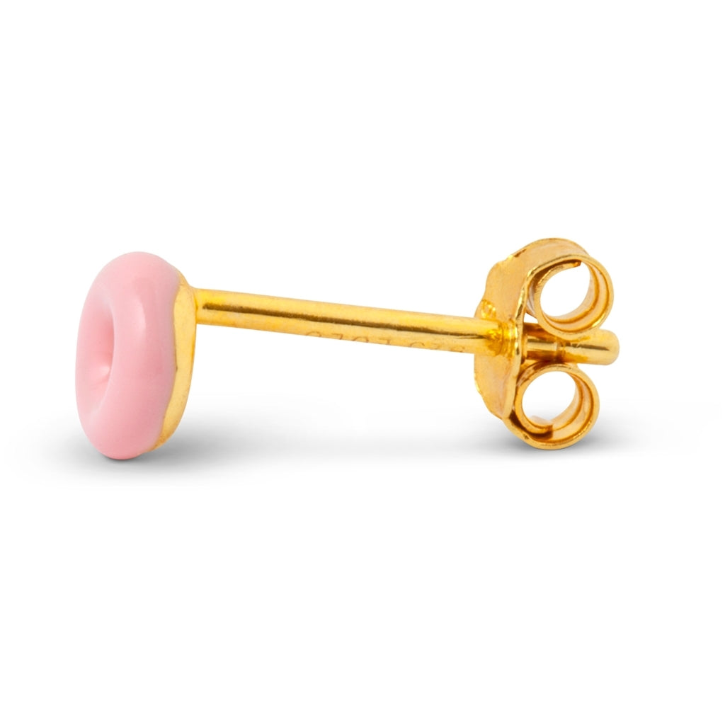 LULU Copenhagen Donut ørering 1 stk Ear stud, 1 pcs Lyserød