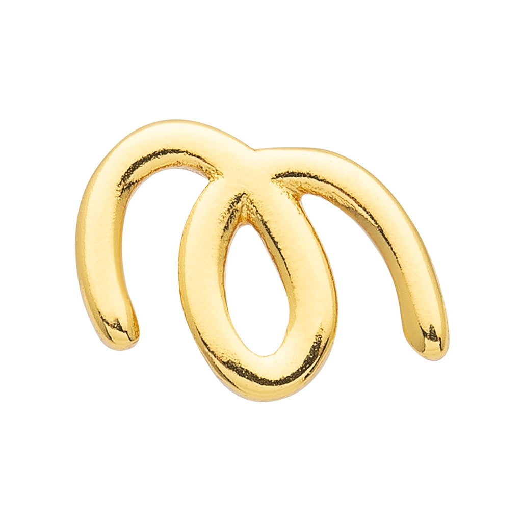 LULU Copenhagen Doodle ørering 1 stk Ear stud, 1 pcs Forgyldt