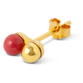 Double Color Ball 1 stk - Cherry/Gold