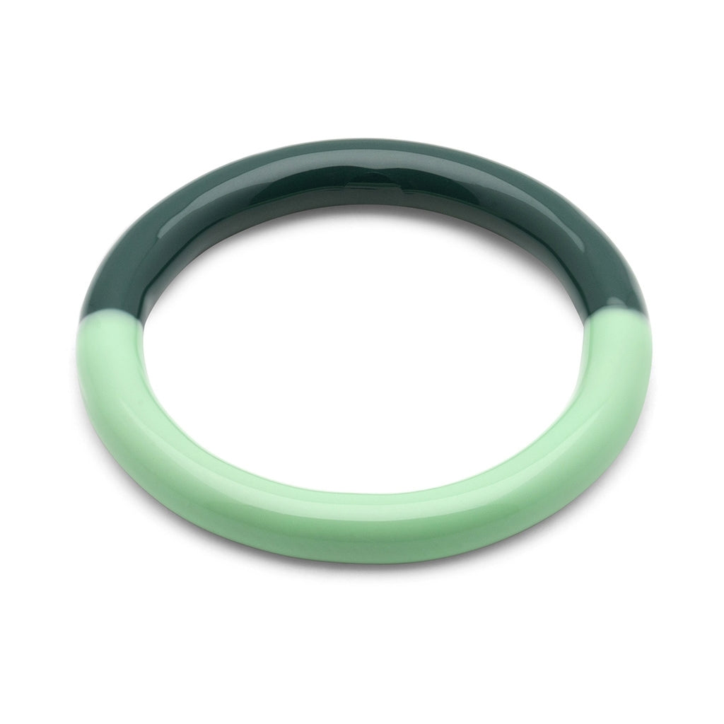 LULU Copenhagen Double Color Ring Rings North Sea Green/Seasalt Green