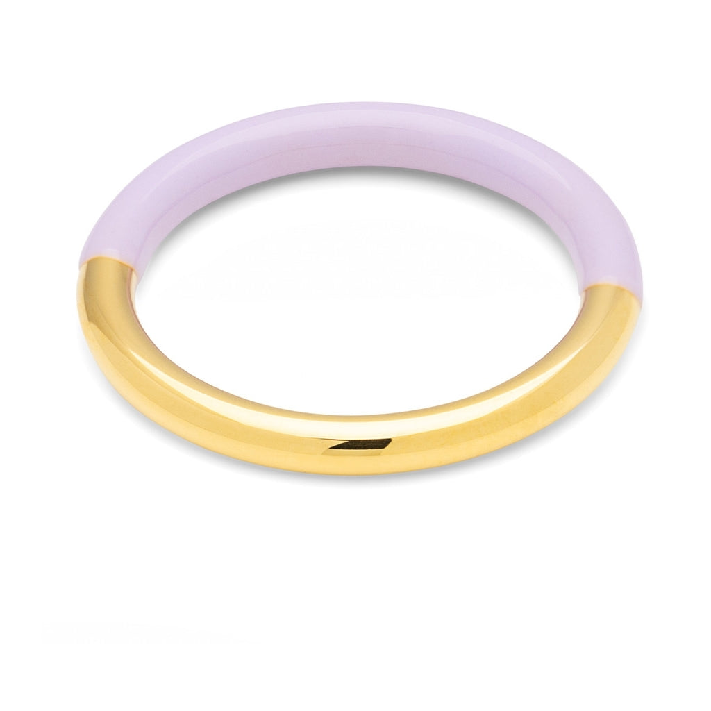 LULU Copenhagen Double Color Ring forgyldt Rings Lilla