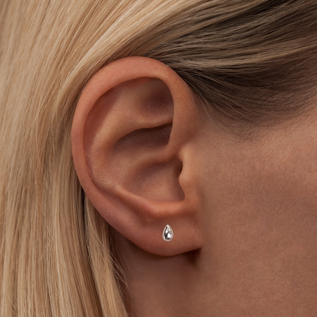 LULU Copenhagen Drop ørering 1 stk Ear stud, 1 pcs Sølv