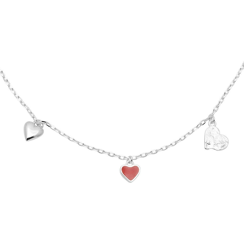 LULU Copenhagen Endless Love Armbånd - Forsølvet Bracelets Passion Red