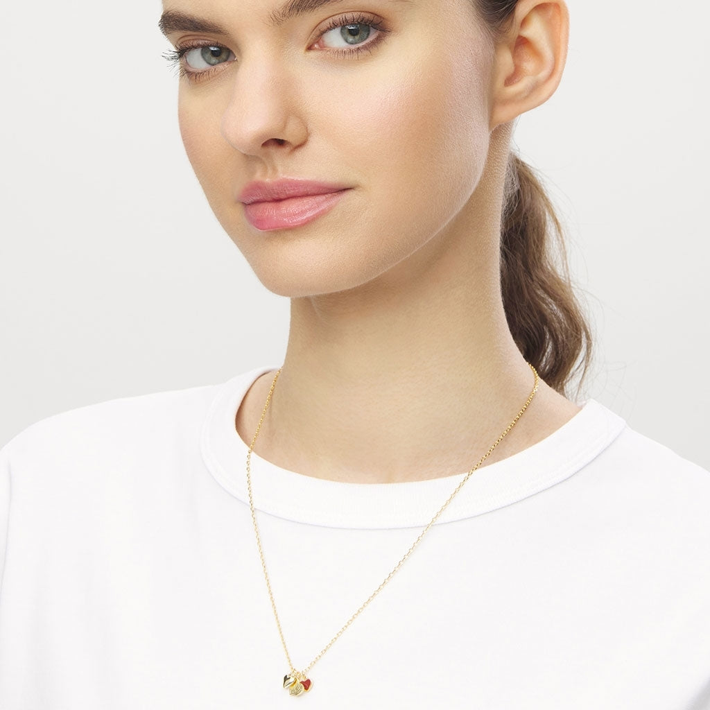 LULU Copenhagen Endless Love Halskæde - Forsølvet Necklaces Passion Red
