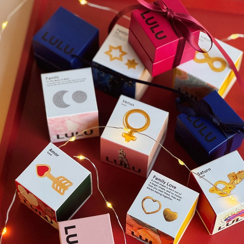 LULU Copenhagen Family To The Moon And Back øreringe par Earrings, pairs Sølv