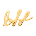 For My Bff ørering 1 stk. - Forgyldt