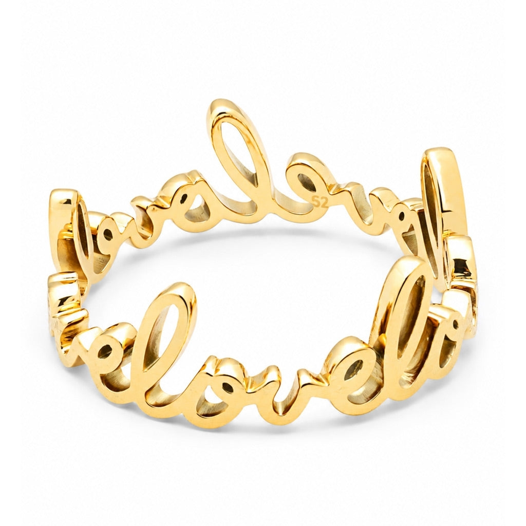 LULU Copenhagen For My Love Ring Rings Forgyldt