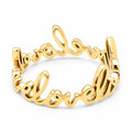 For My Love Ring - Forgyldt
