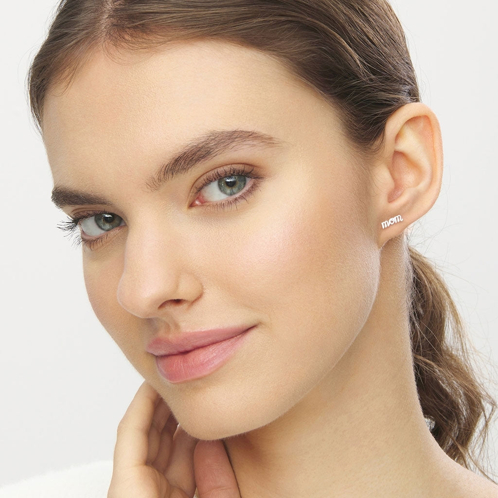 LULU Copenhagen For My Mom ørering 1 stk. Ear stud, 1 pcs Sølv