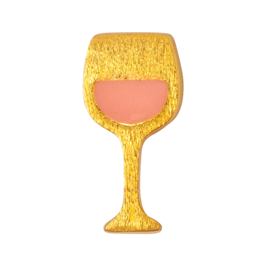LULU Copenhagen Friday Rosé ørering 1 stk Ear stud, 1 pcs Forgyldt