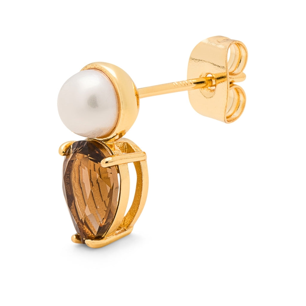 LULU Copenhagen Gala The Drop ørering 1 stk Ear stud, 1 pcs Forgyldt