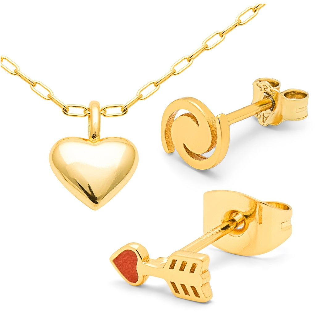 LULU Copenhagen Gavesæt, Endless Love, gold plated Gift Collection Forgyldt