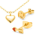 Gavesæt, Endless Love, gold plated - Forgyldt