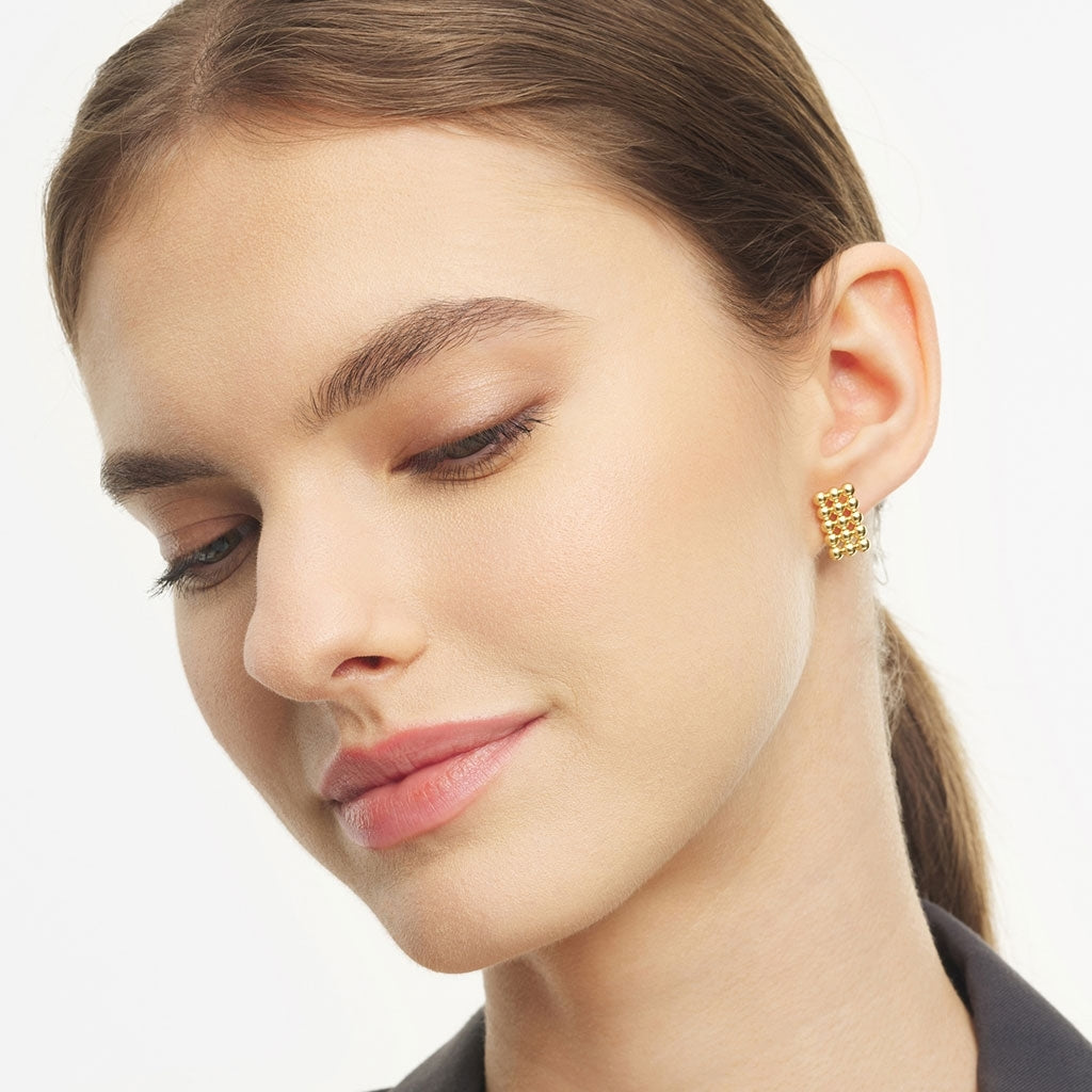 LULU Copenhagen Glamour ørering 1 stk Ear stud, 1 pcs Forgyldt