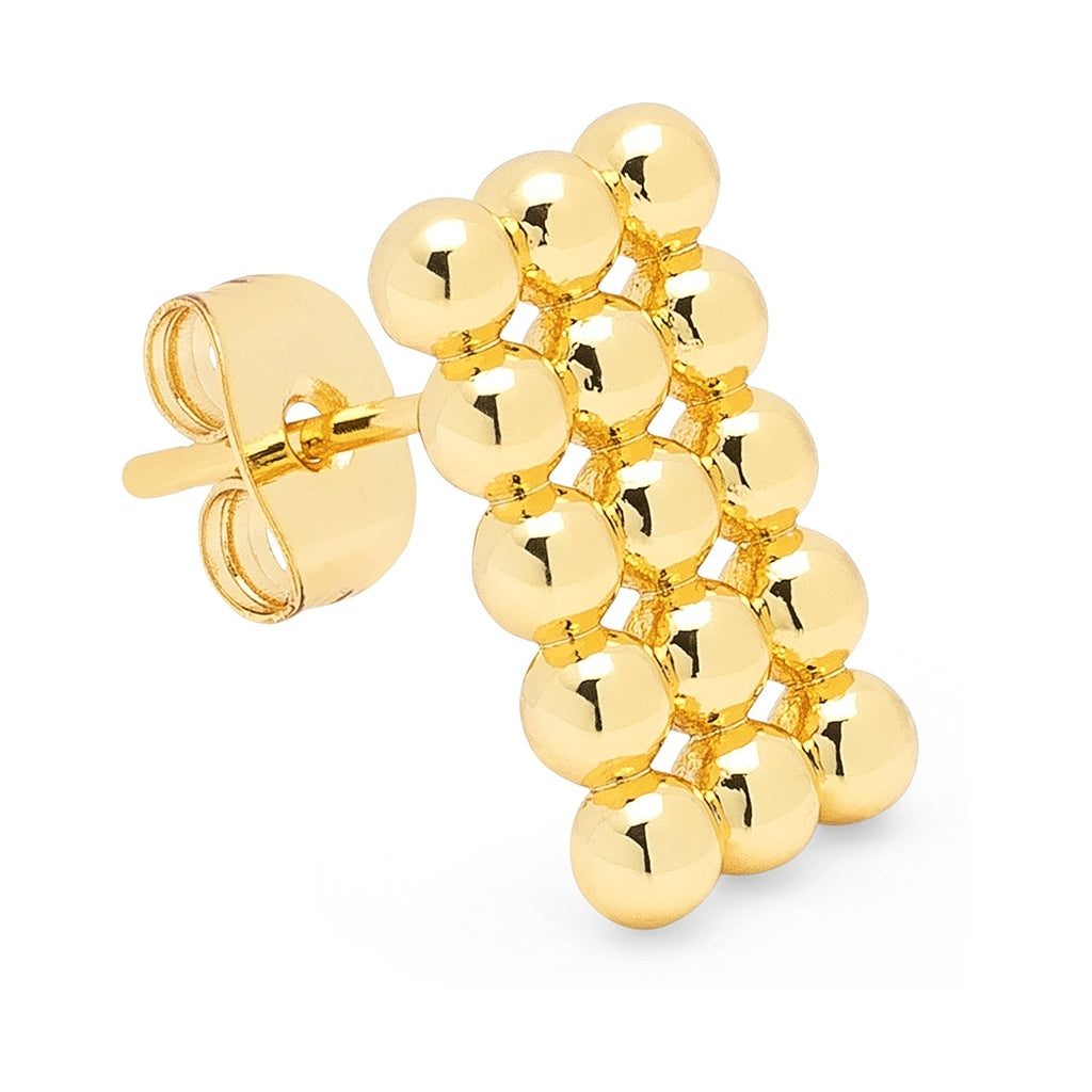 LULU Copenhagen Glamour ørering 1 stk Ear stud, 1 pcs Forgyldt