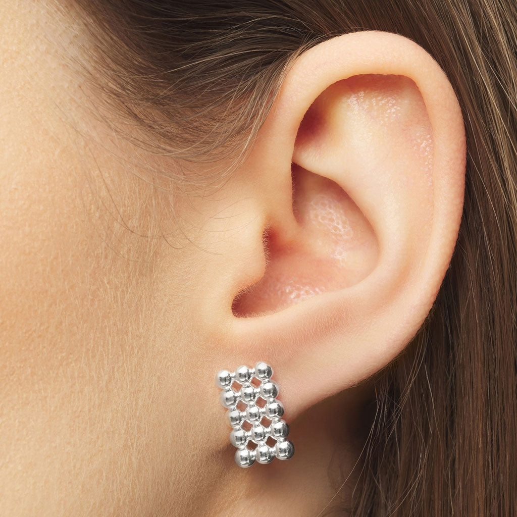 LULU Copenhagen Glamour ørering 1 stk Ear stud, 1 pcs Silver Plated