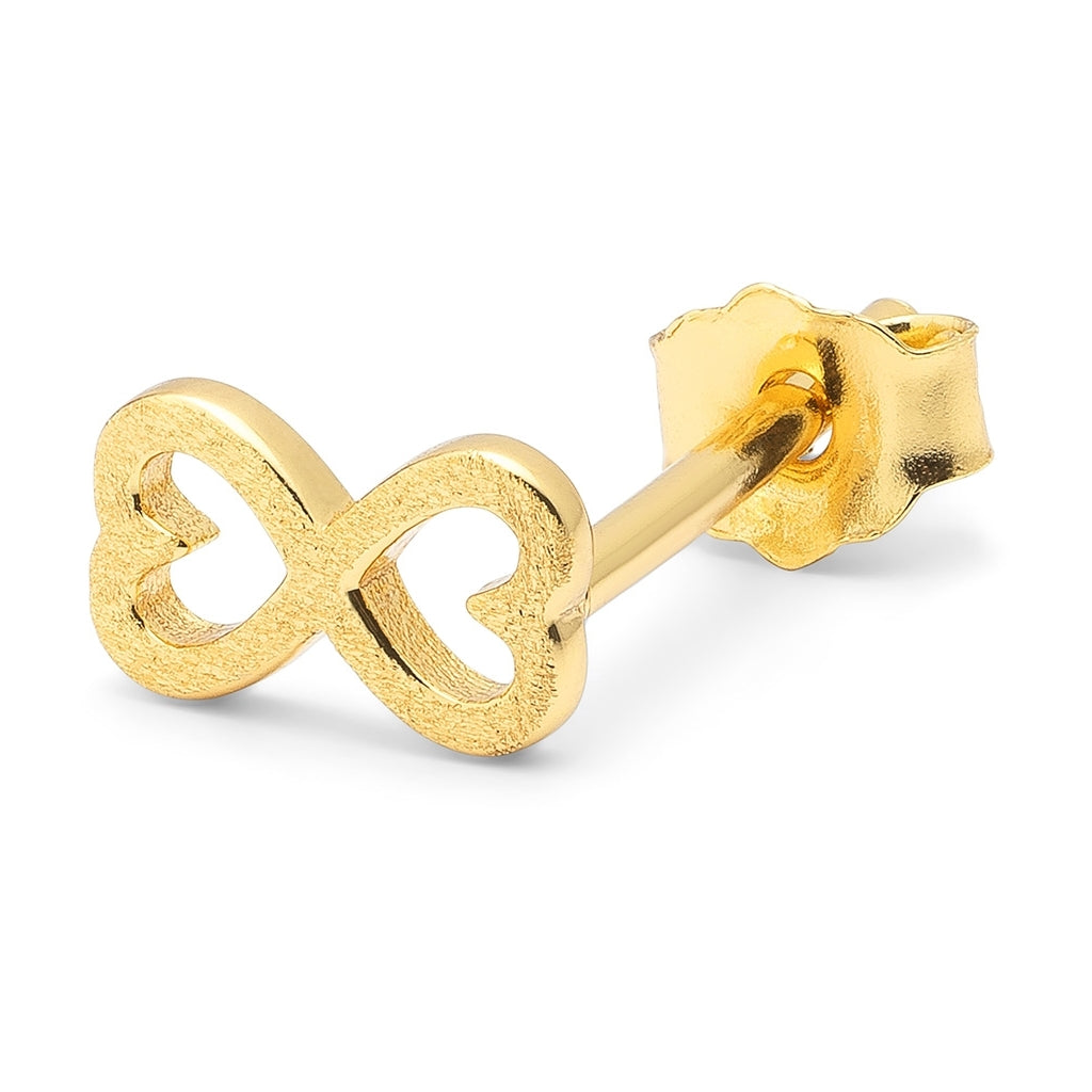 LULU Copenhagen Infinite Love 1 stk Ear stud, 1 pcs Forgyldt
