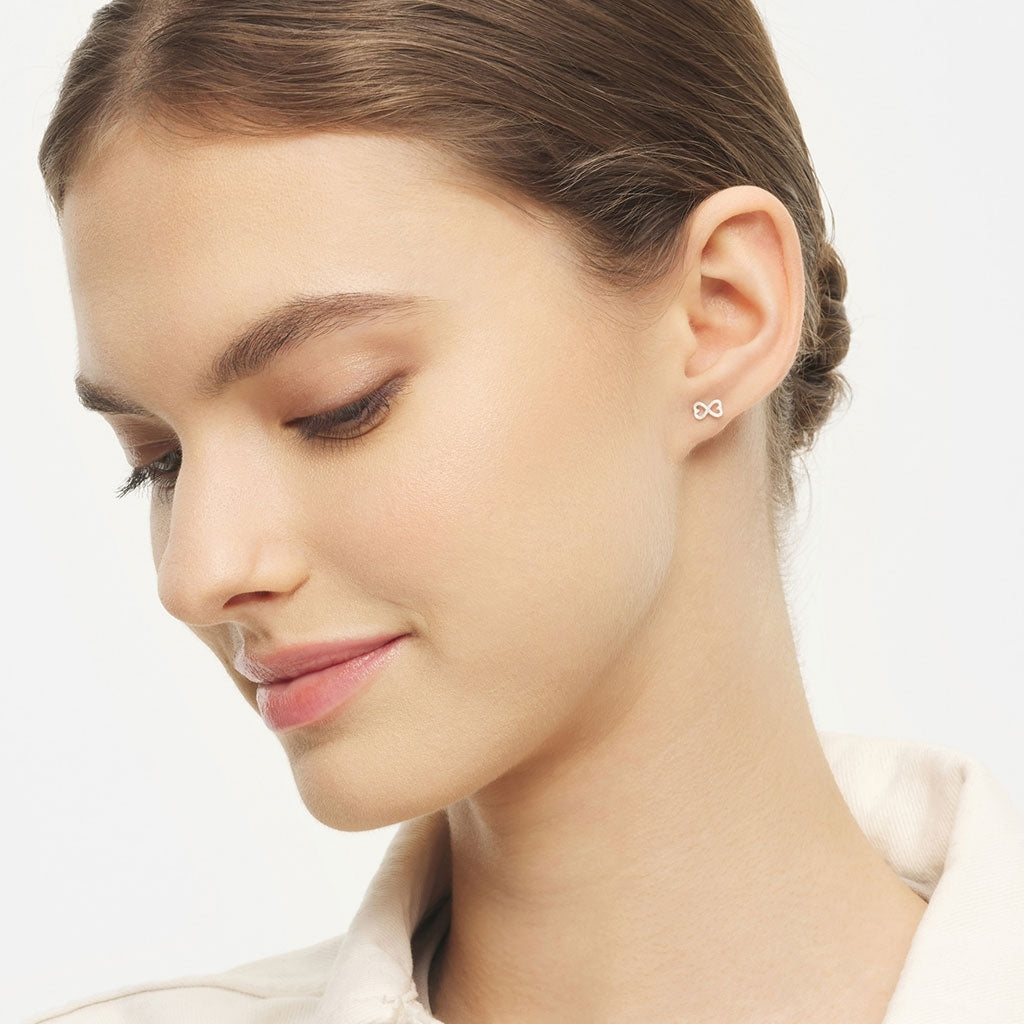 LULU Copenhagen Infinite Love 1 stk Ear stud, 1 pcs Sølv