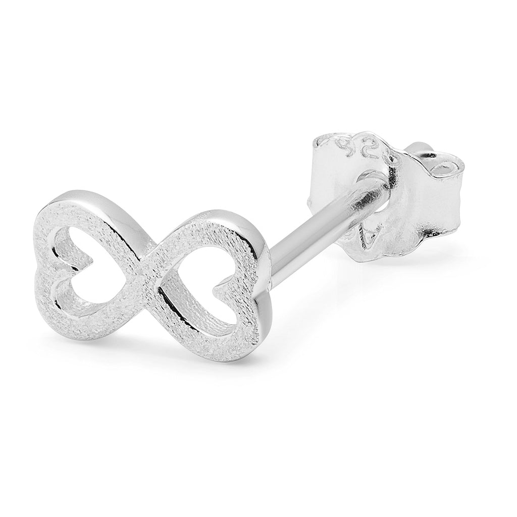 LULU Copenhagen Infinite Love 1 stk Ear stud, 1 pcs Sølv