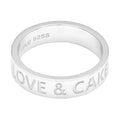 Love & Cake Ring - Forsølvet - Sølv