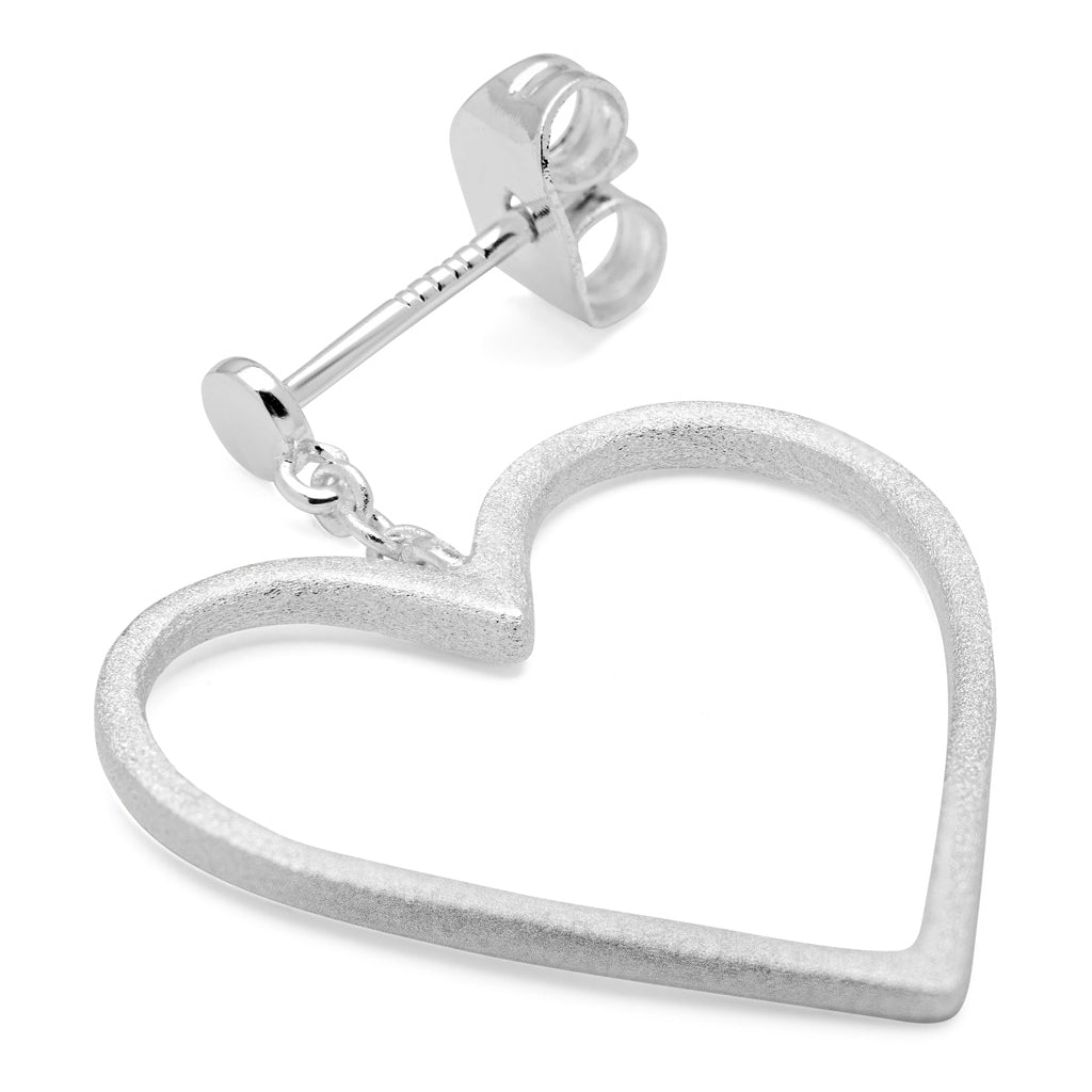 LULU Copenhagen Love Free ørering 1 stk Ear stud, 1 pcs Silver Plated