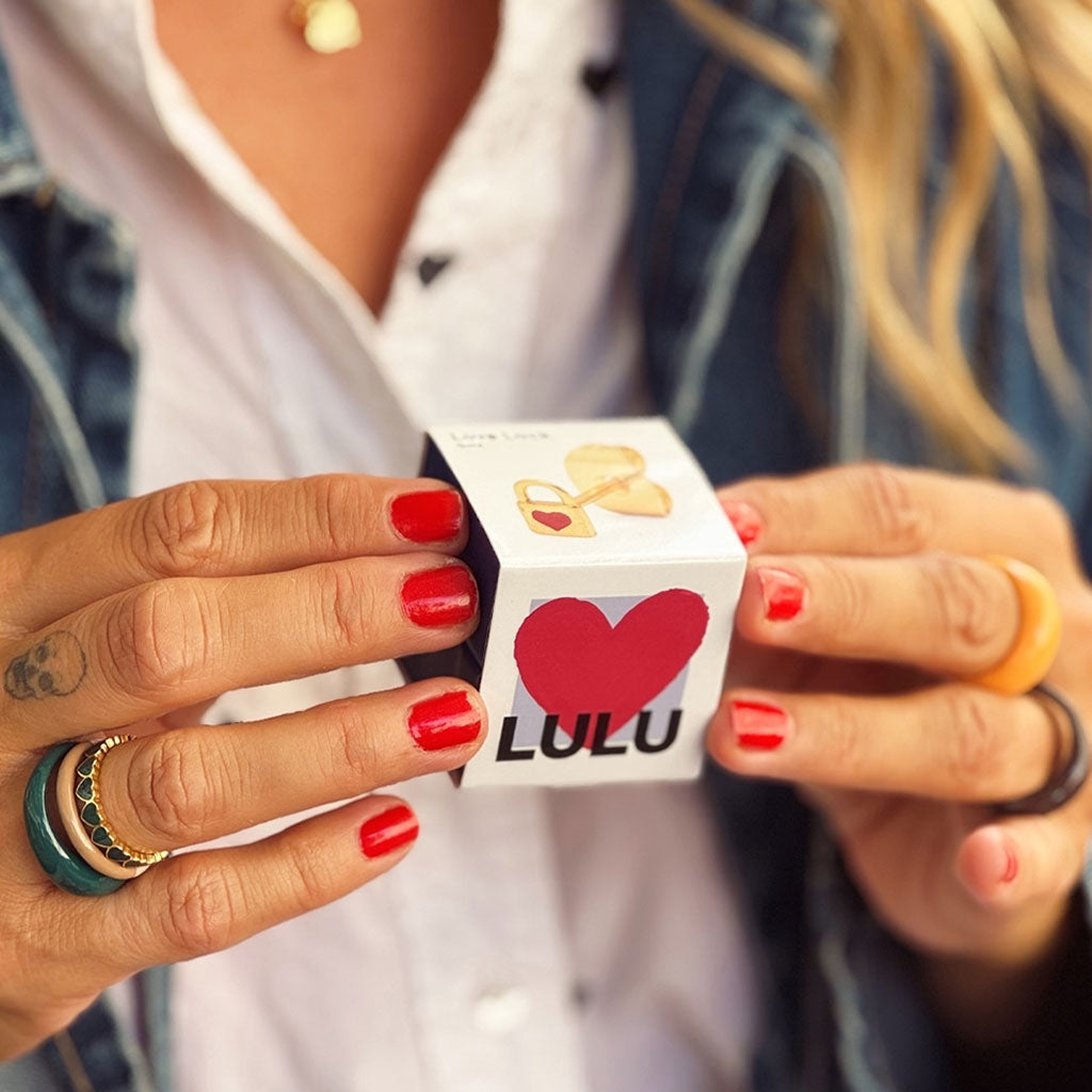 LULU Copenhagen Love Lock 1 stk Ear stud, 1 pcs Forgyldt