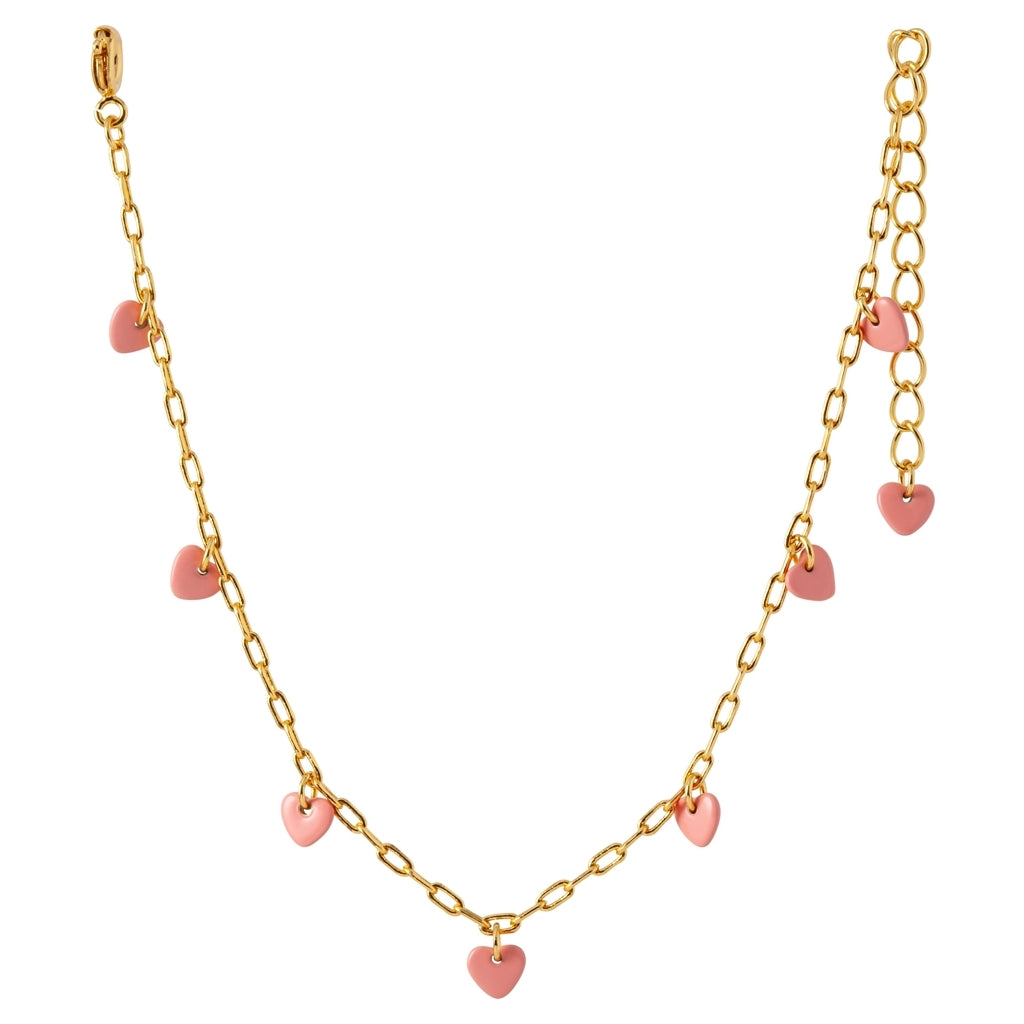 LULU Copenhagen Love U Armbånd forgyldt Bracelets Burnt Coral