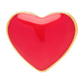 Love U ørering 1 stk - Hot Coral