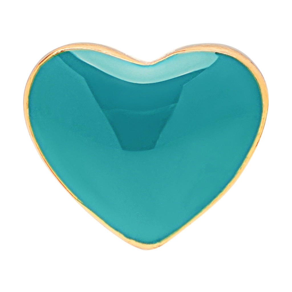 LULU Copenhagen Love U ørering 1 stk Ear stud, 1 pcs Retro Blue