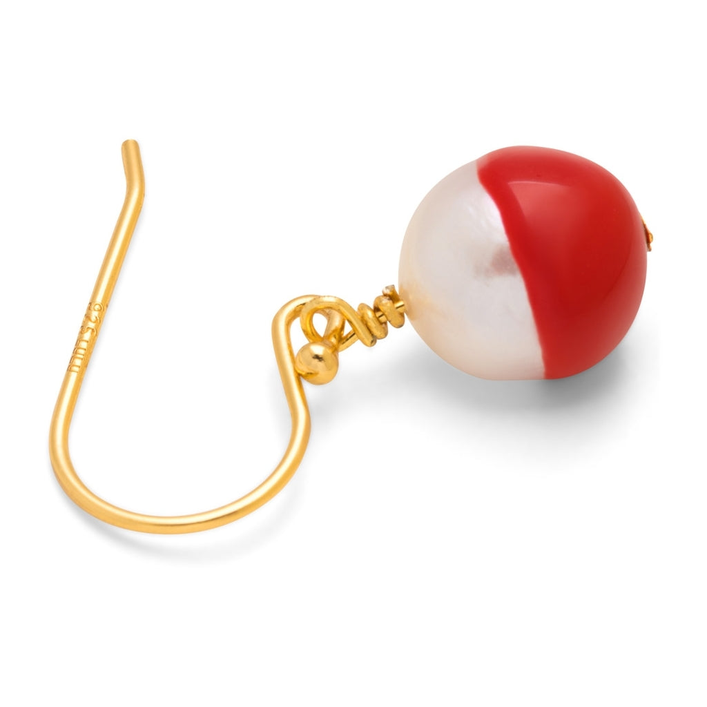 LULU Copenhagen LULU Baroque ørering 1 stk Ear stud, 1 pcs Passion Red
