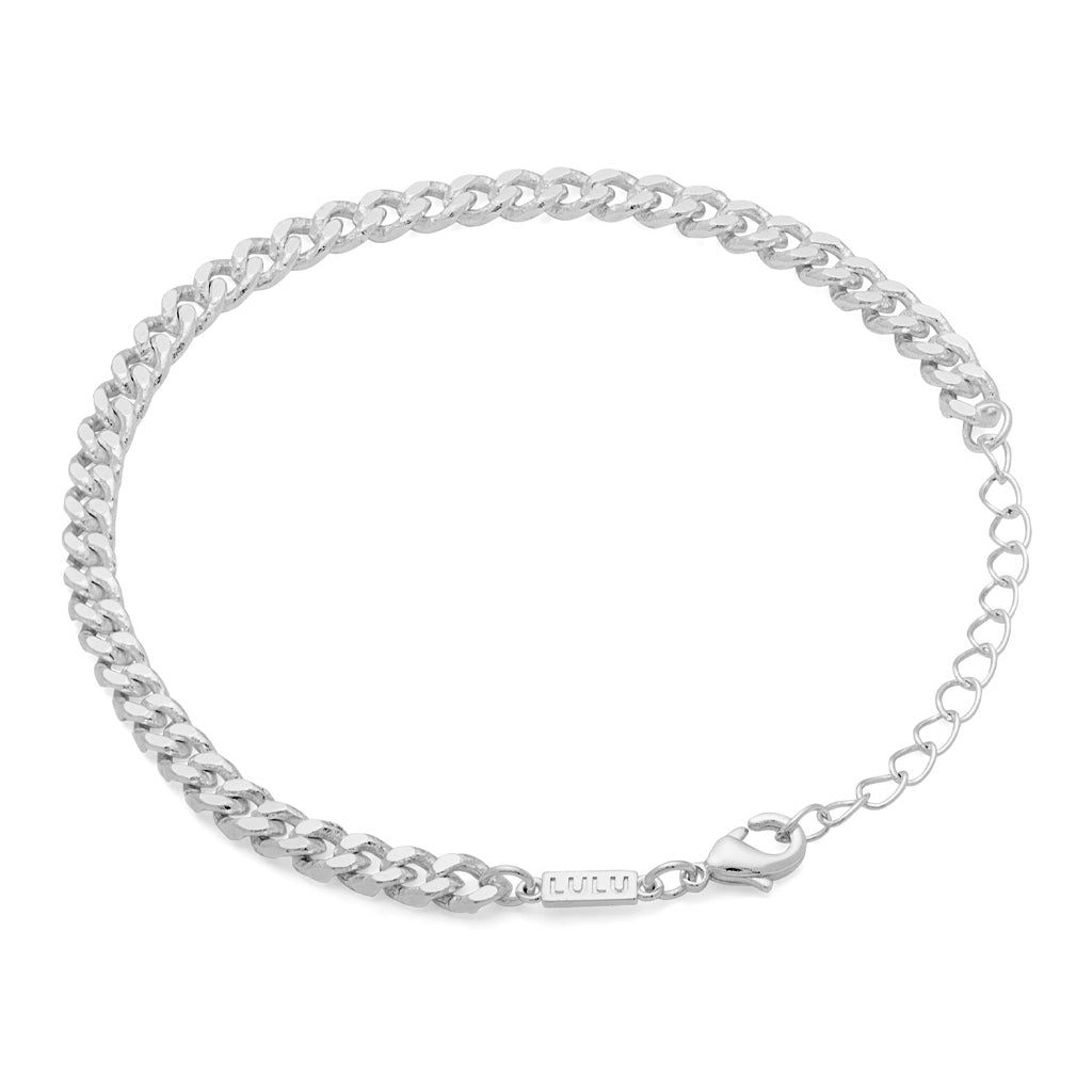 LULU Copenhagen Panzer Armbånd forsølvet Bracelets Silver Plated